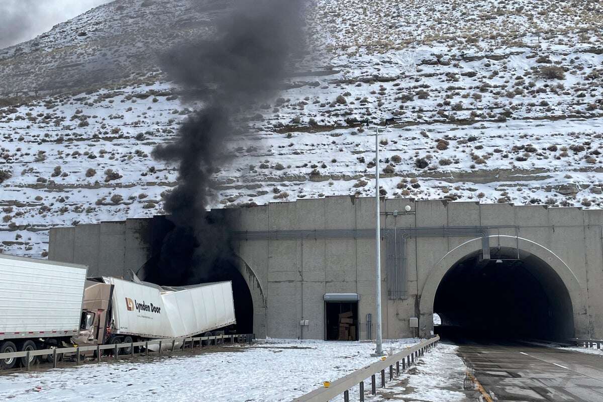 Two dead in Wyoming collision as police warn of ‘explosion threat’