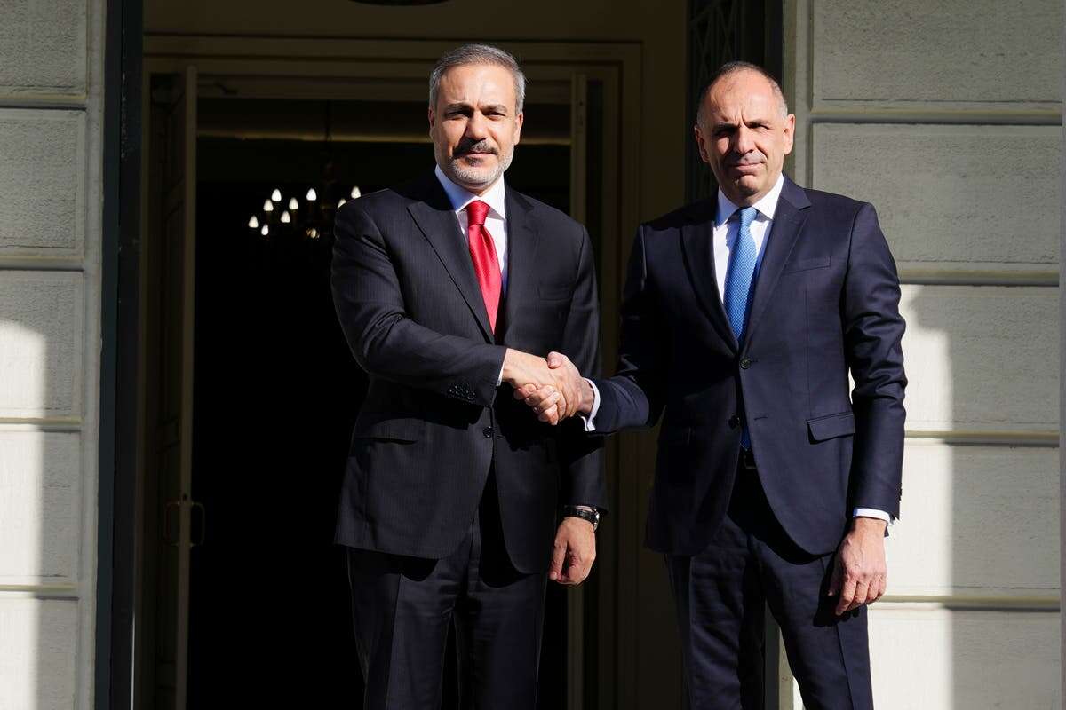 Turkey's foreign minister visits Athens to help mend ties between the regional rivals