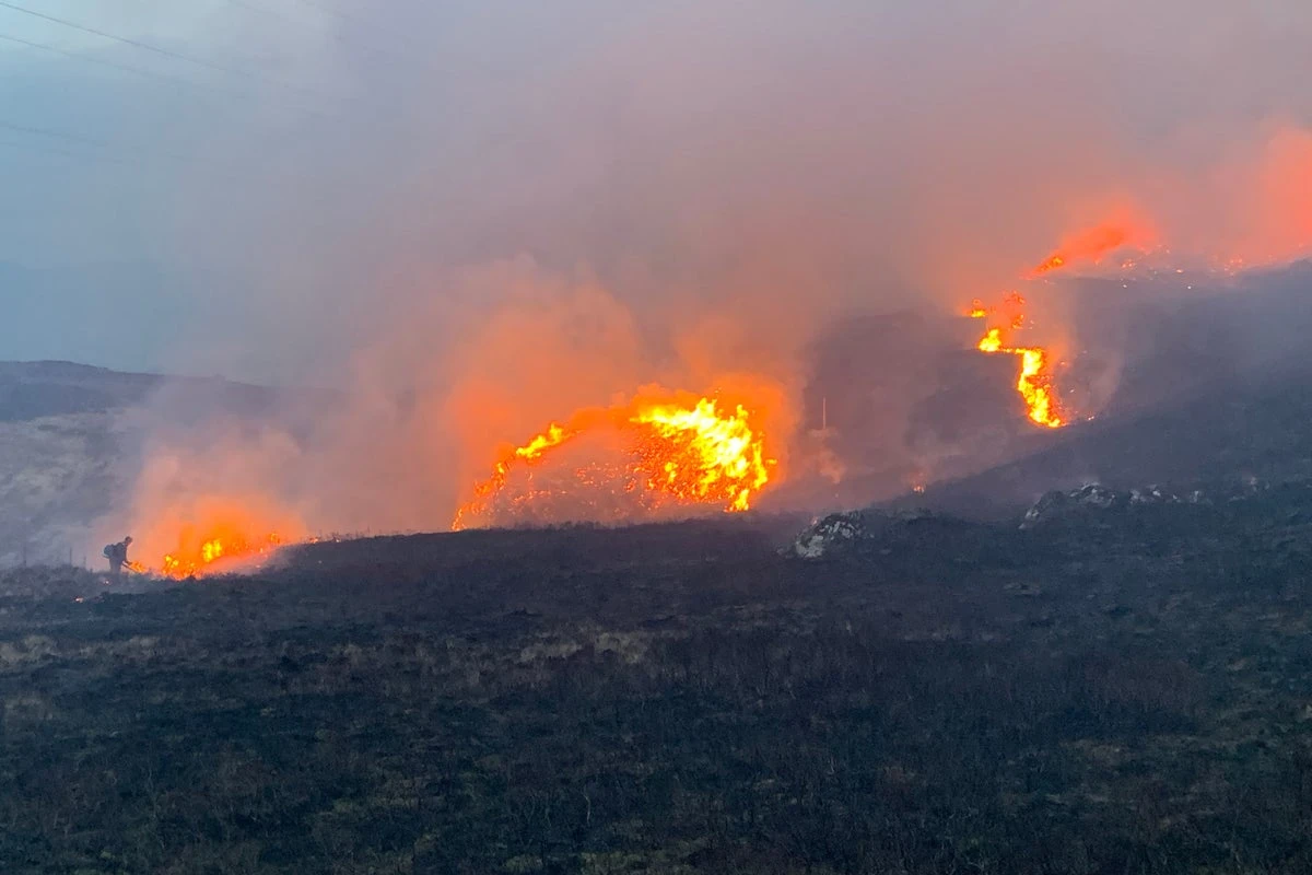 Firefighters battle wildfires in Scotland for third day