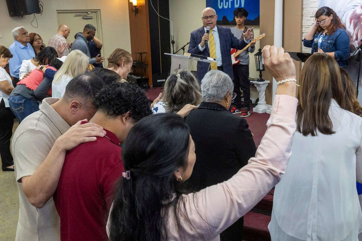 Latino churches lock their doors amid Trump immigration raid fears