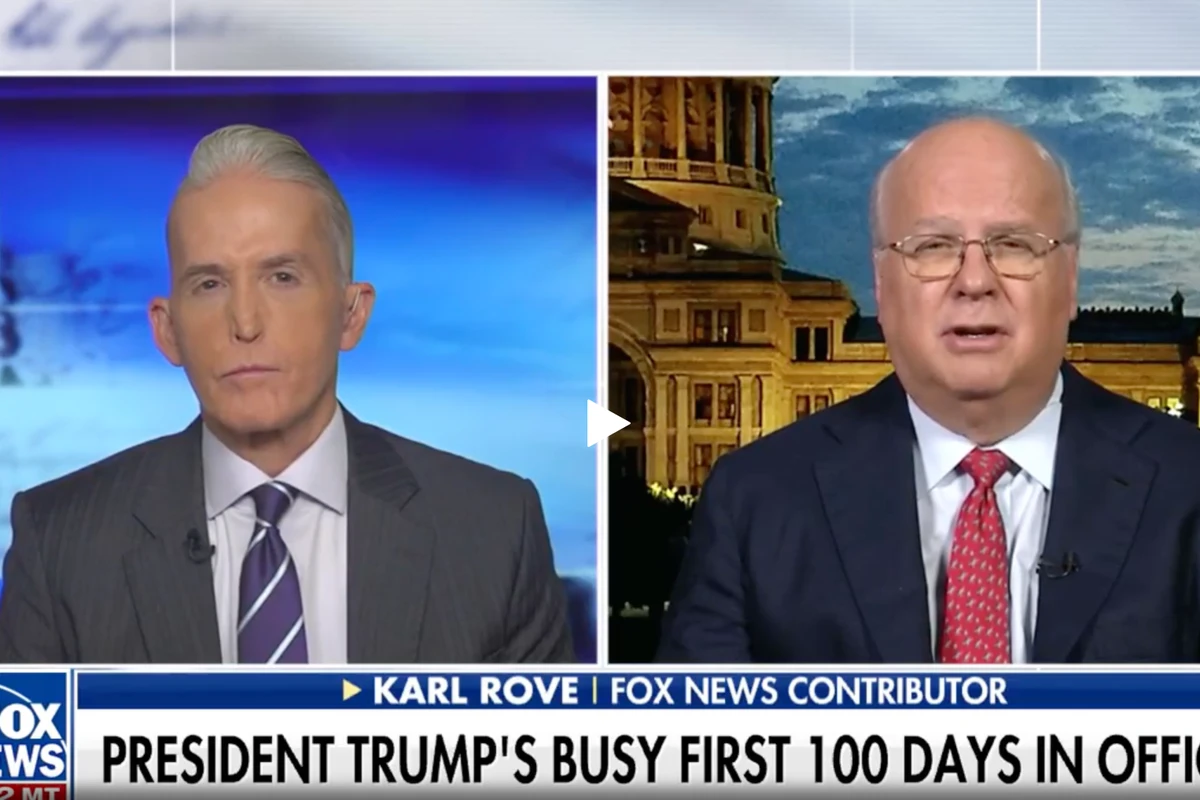 Trump attacks ‘total loser’ Karl Rove over 100-day verdict