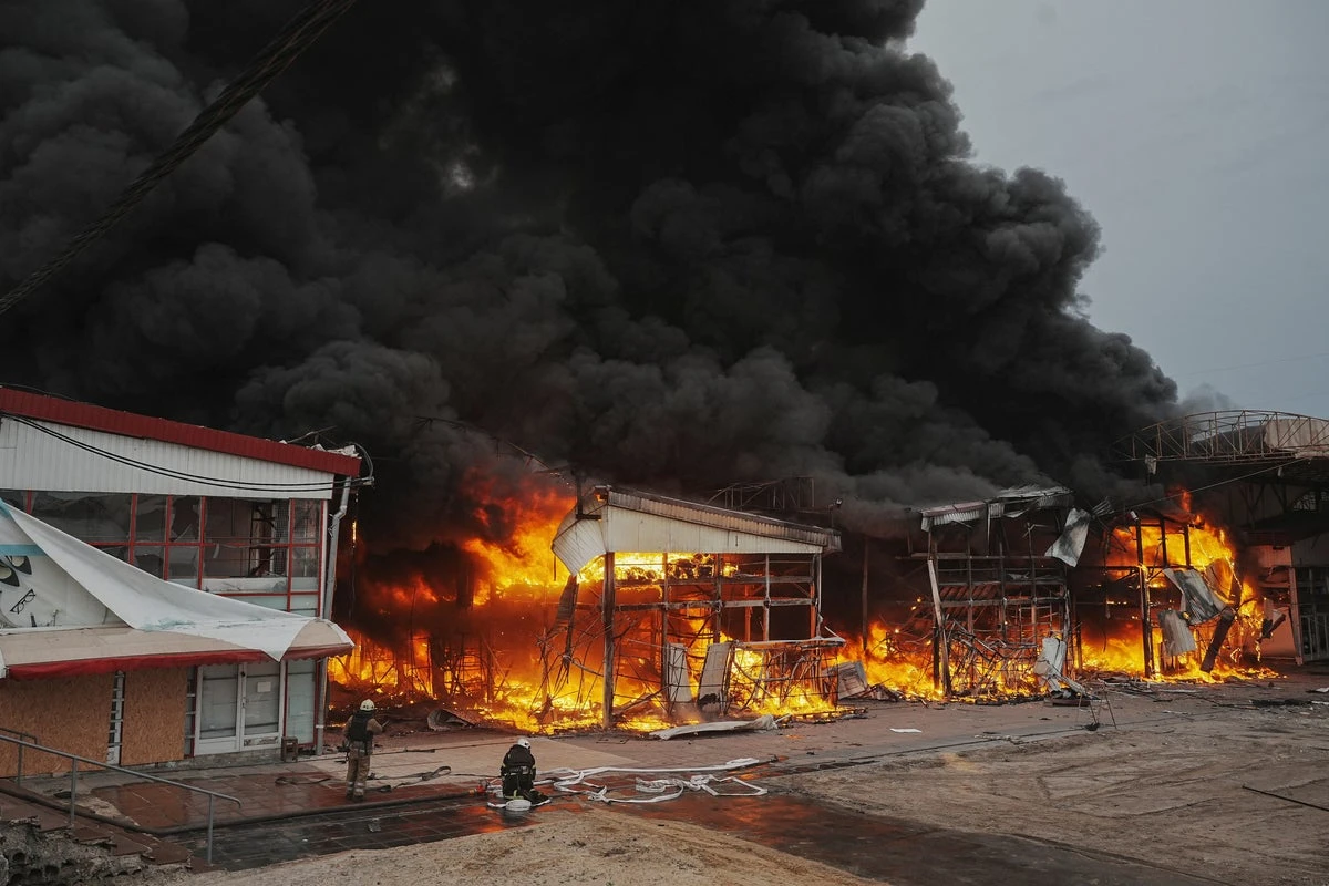 Ukraine war live: Russia strikes Kharkiv in overnight drone attack