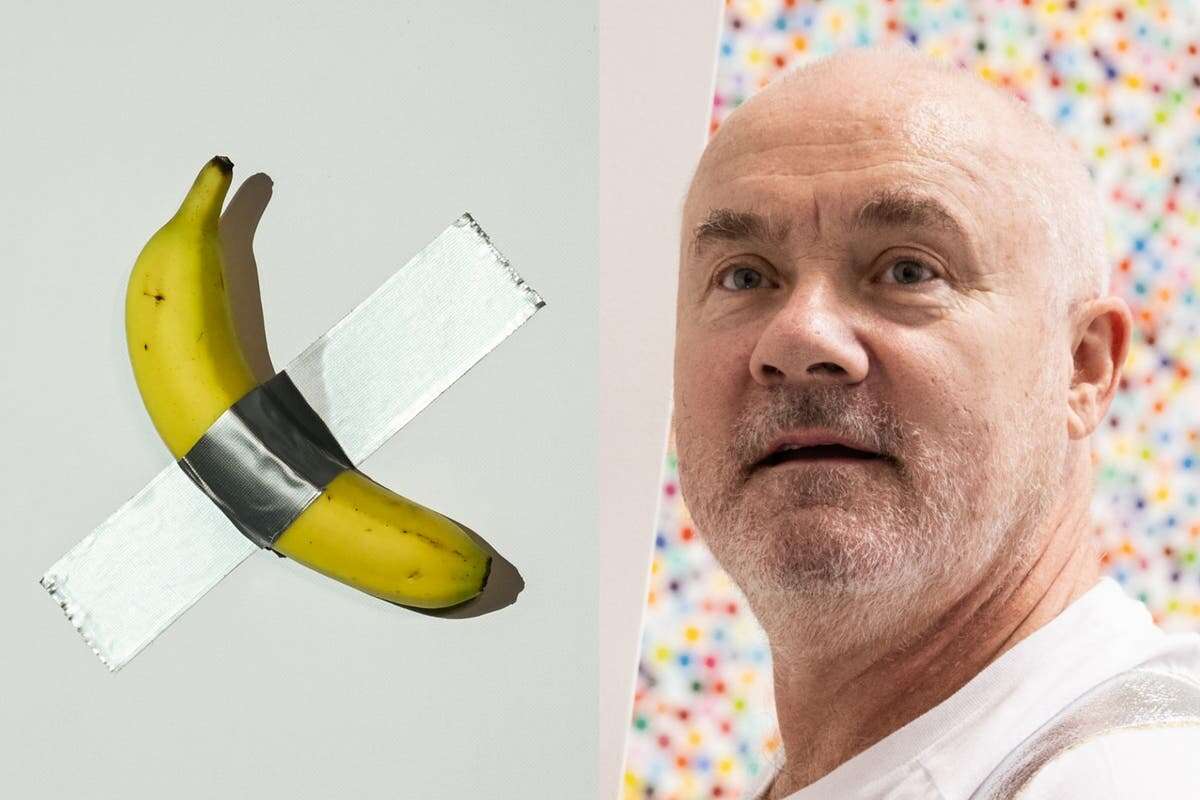 Damien Hirst says banana taped to wall is ‘serious art’