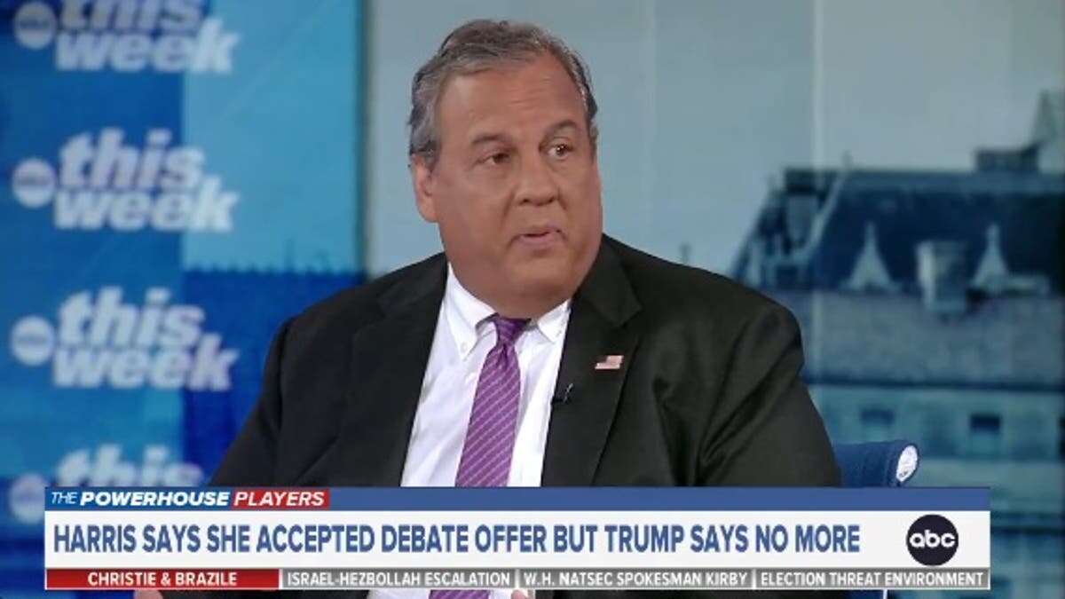 Chris Christie says Trump will give in and face Harris again