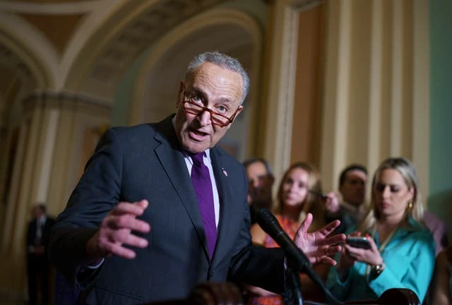 Schumer blasts Trump as GOP prepares to block major voting rights bill
