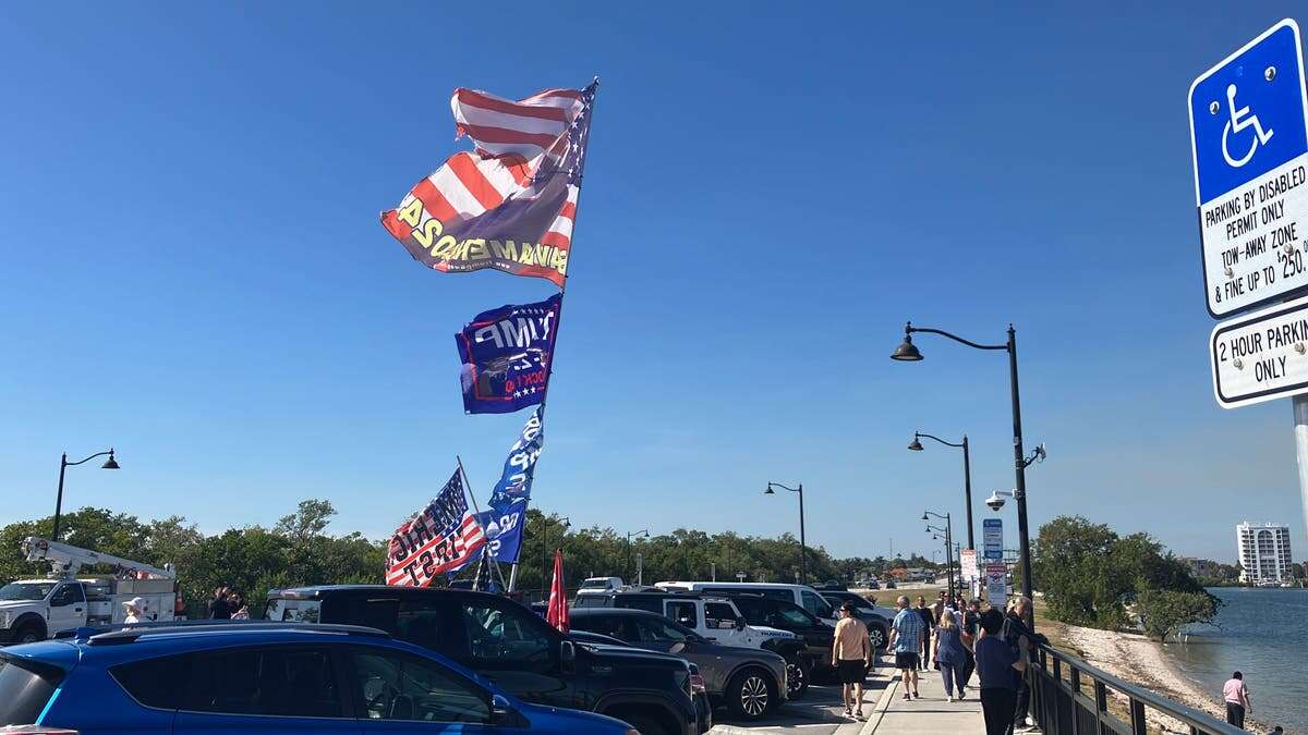 Outside Mar-a-Lago with Trump’s strange new fan club