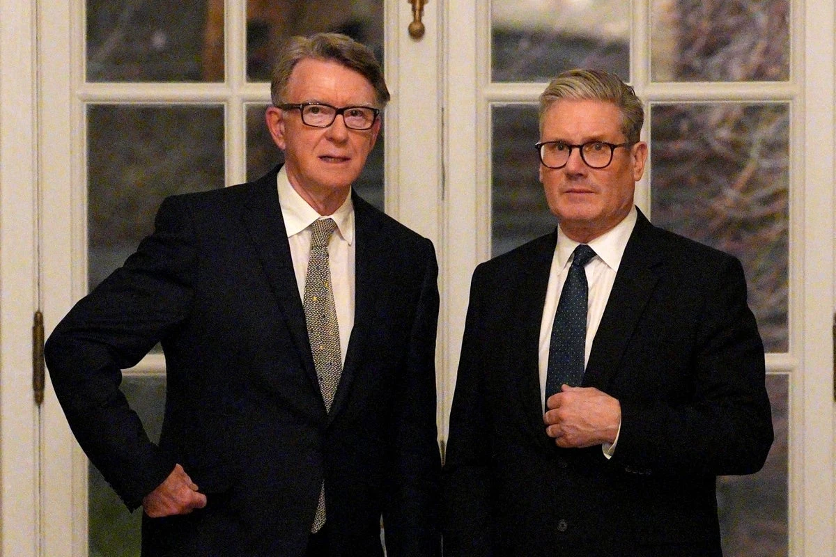 Why did Lord Mandelson fail his vetting for US ambassador role?