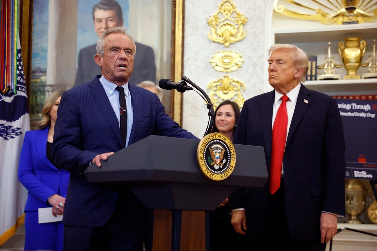 RFK Jr rants about declining teenage sperm counts at White House event