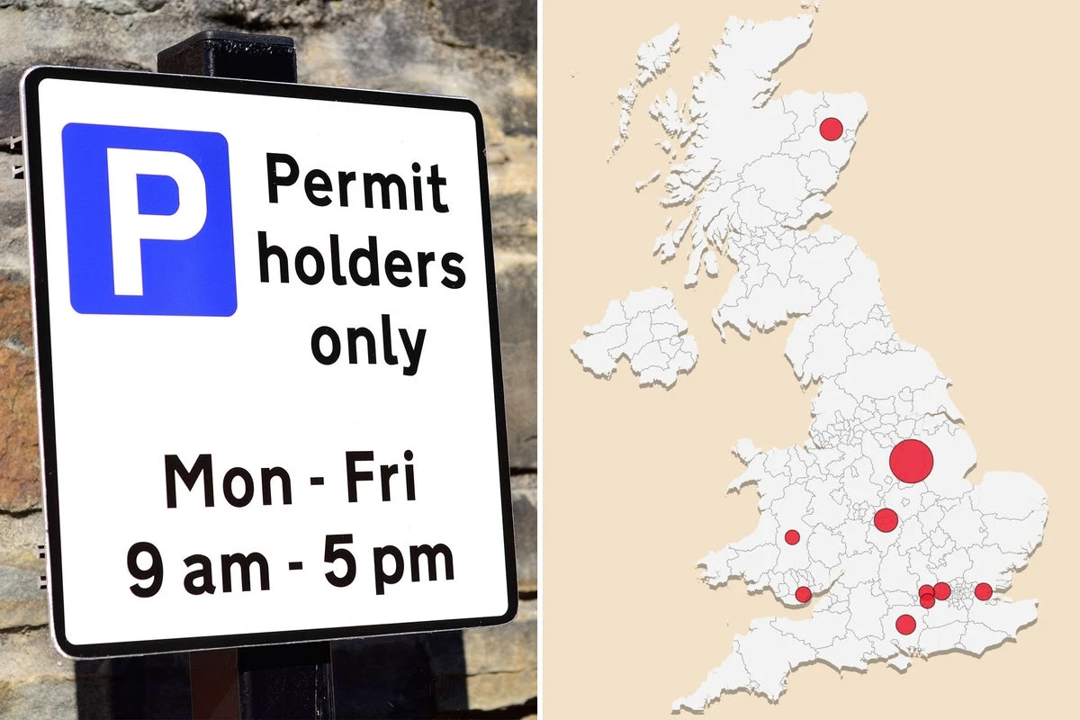 Map: UK councils collect £360 million from parking permits in 5 years