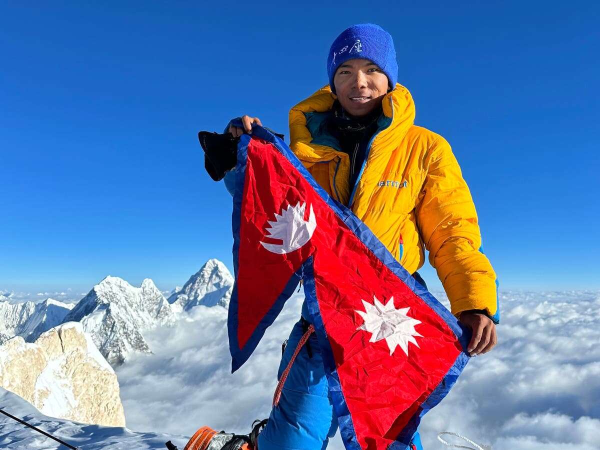 Nepalese teenager sets record climbing all 14 of Earth’s highest peaks