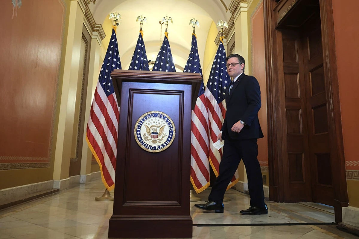 Mike Johnson pushes back budget vote as he battles conservatives