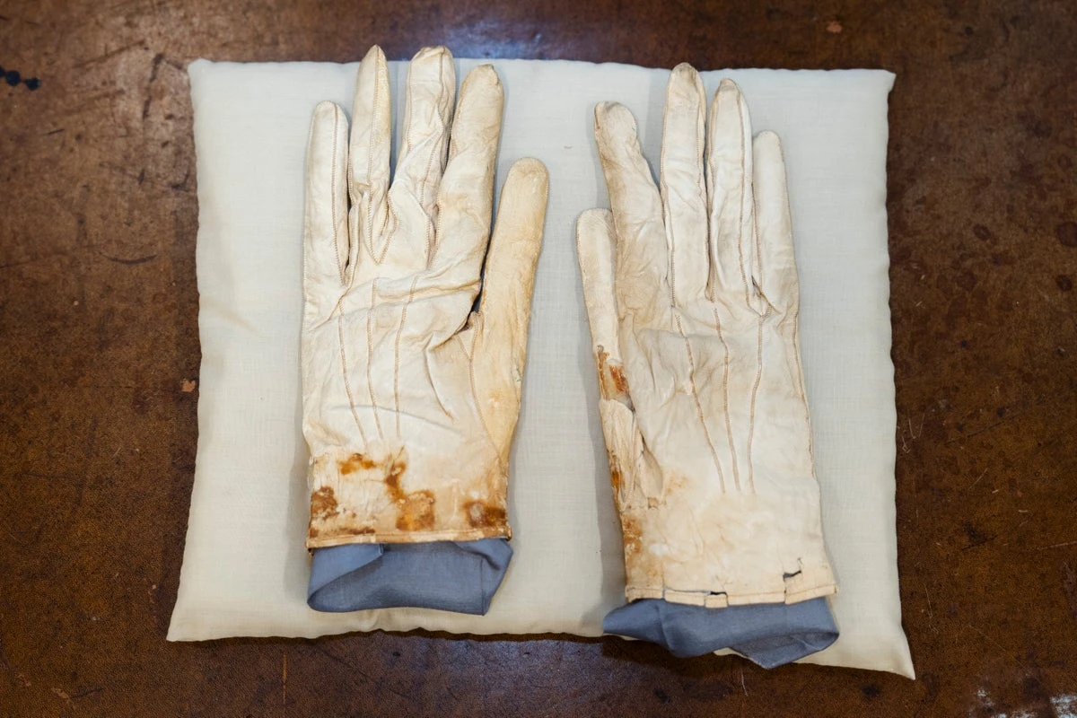 Abraham Lincoln’s blood-stained gloves sold