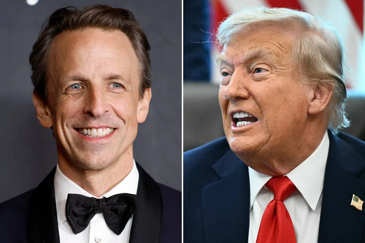 Trump rages over ‘sick rumor’ that NBC extended Seth Meyers’ contract