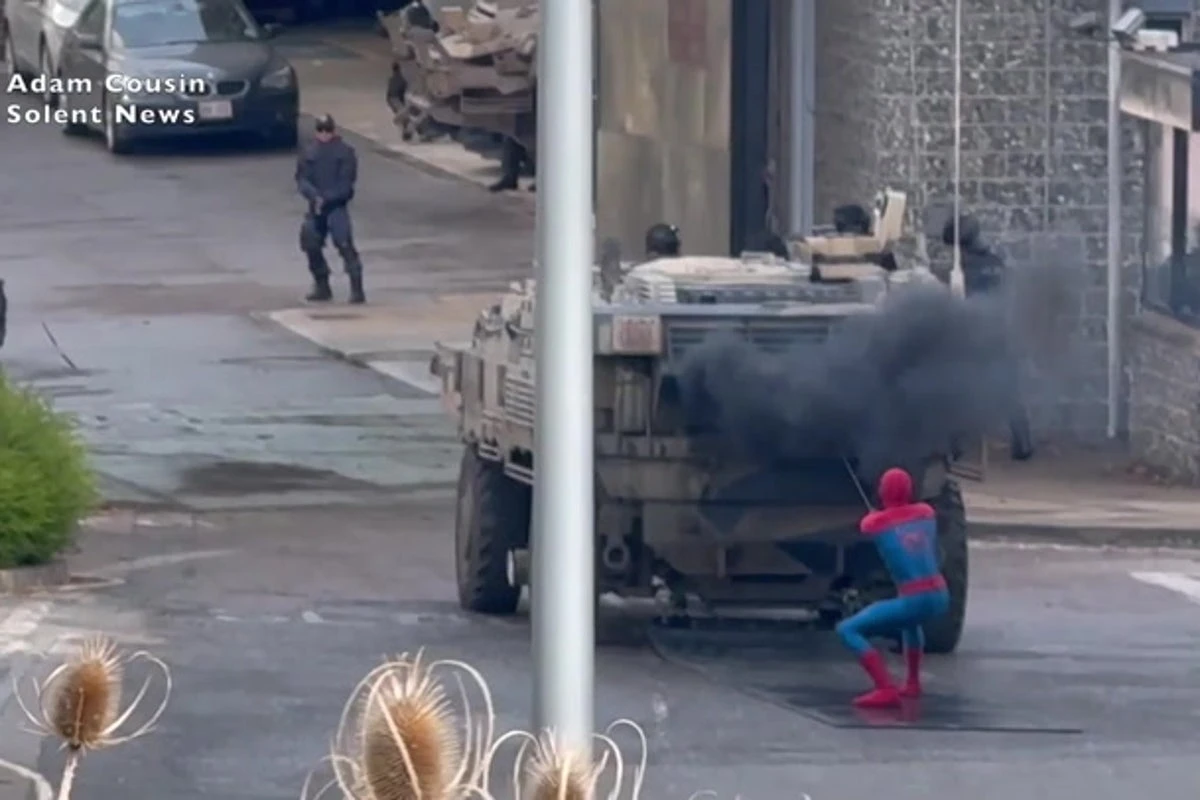 Tom Holland’s Spider-Man filming resumes in UK town