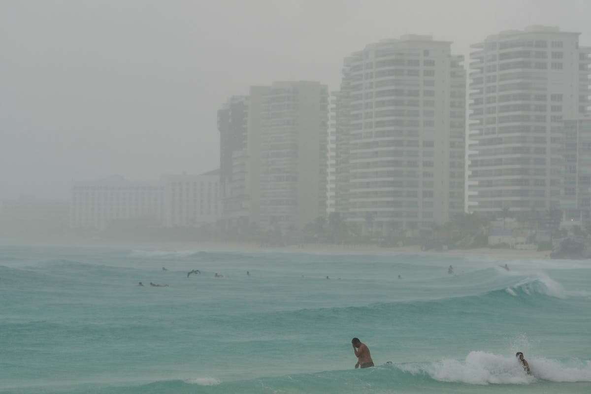 Watch live from Cancun as Tropical Storm Helene heads north to US