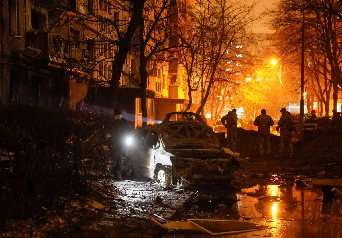More than 50 injured in major Russian missile attack on Kyiv