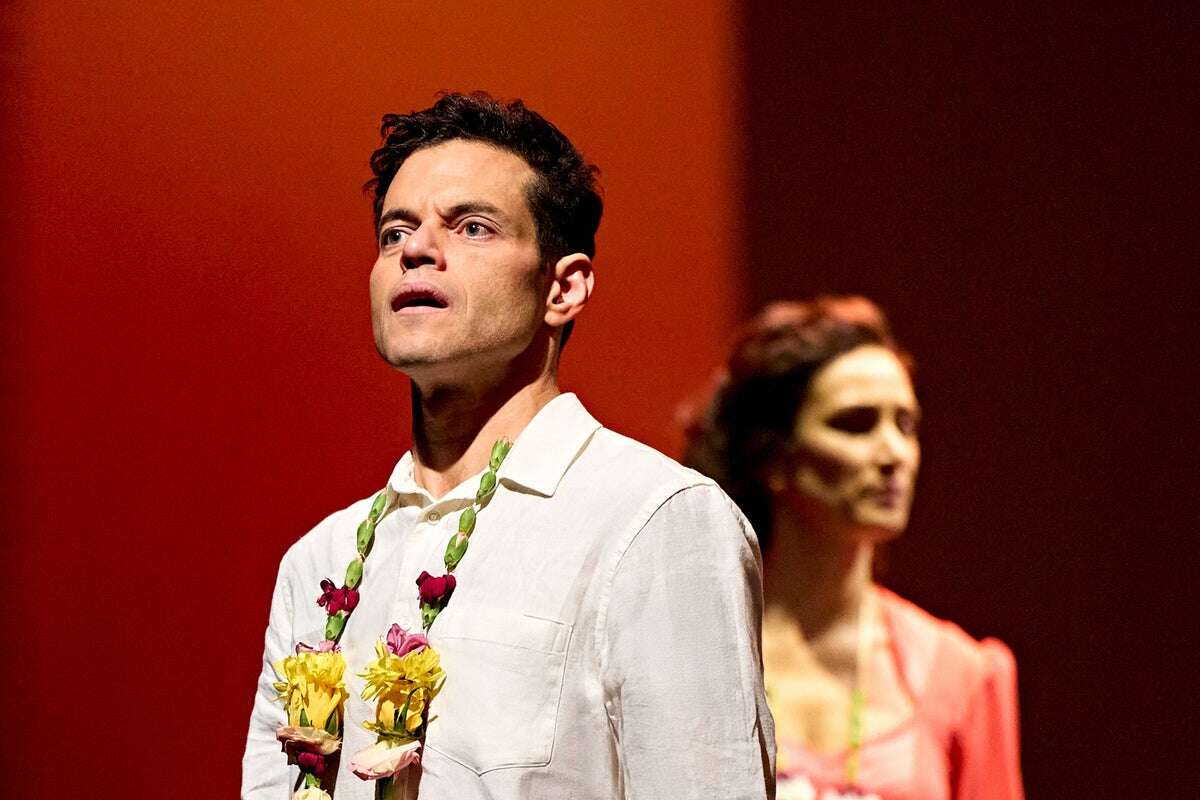 Rami Malek leads a slack and disjointed staging of Oedipius – review