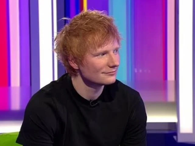 Ed Sheeran corrects The One Show’s Alex Jones three times