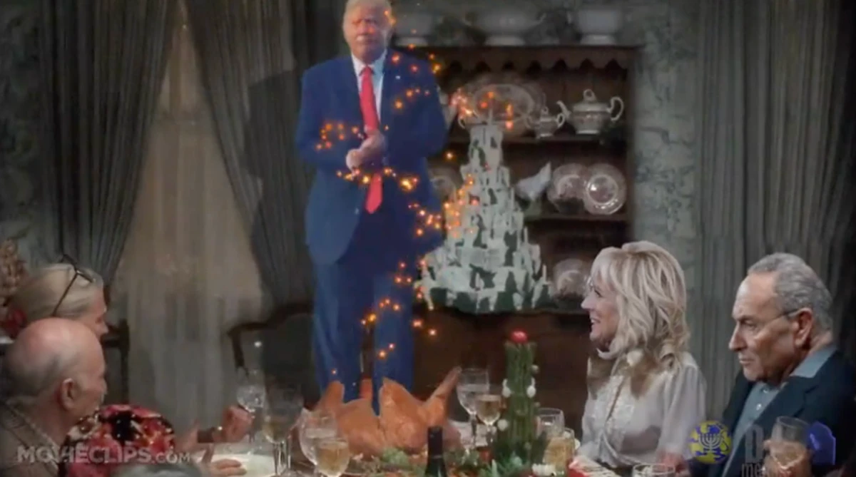 Trump posts ‘Christmas Vacation’ parody video of Biden and Harris