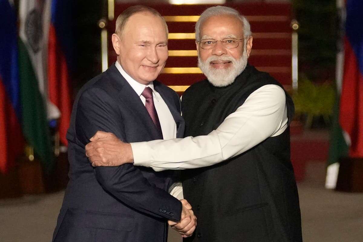 Indian Prime Minister Modi makes first visit to Russia since the start of its war on Ukraine