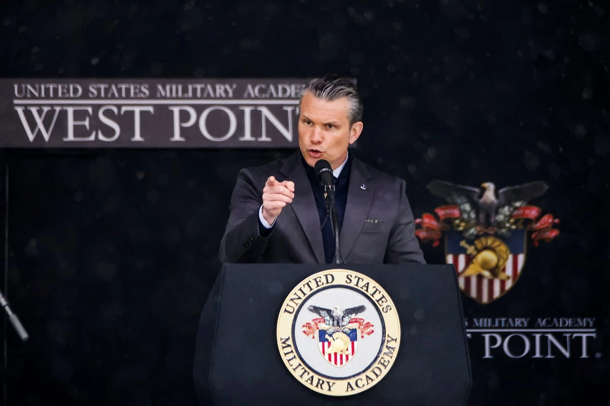 Hegseth blasts ‘woke military’ in fiery West Point speech