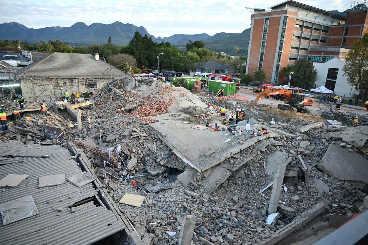 Live: Rescue efforts continue after building collapse in South Africa