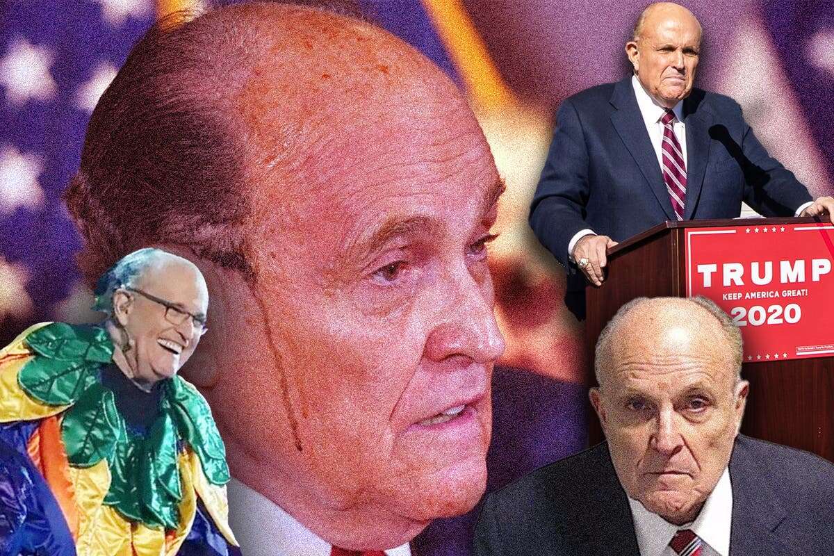 From hair dye to the airport shave: Rudy Giuliani’s wackiest moments