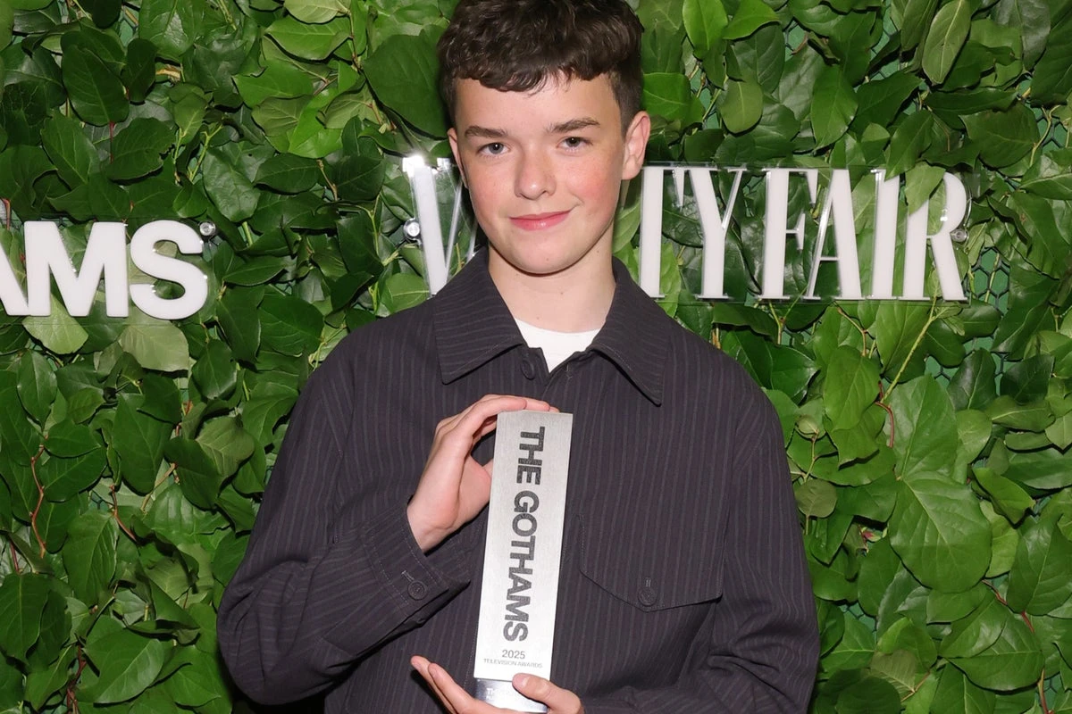 Adolescence star Owen Cooper reacts to winning first big award