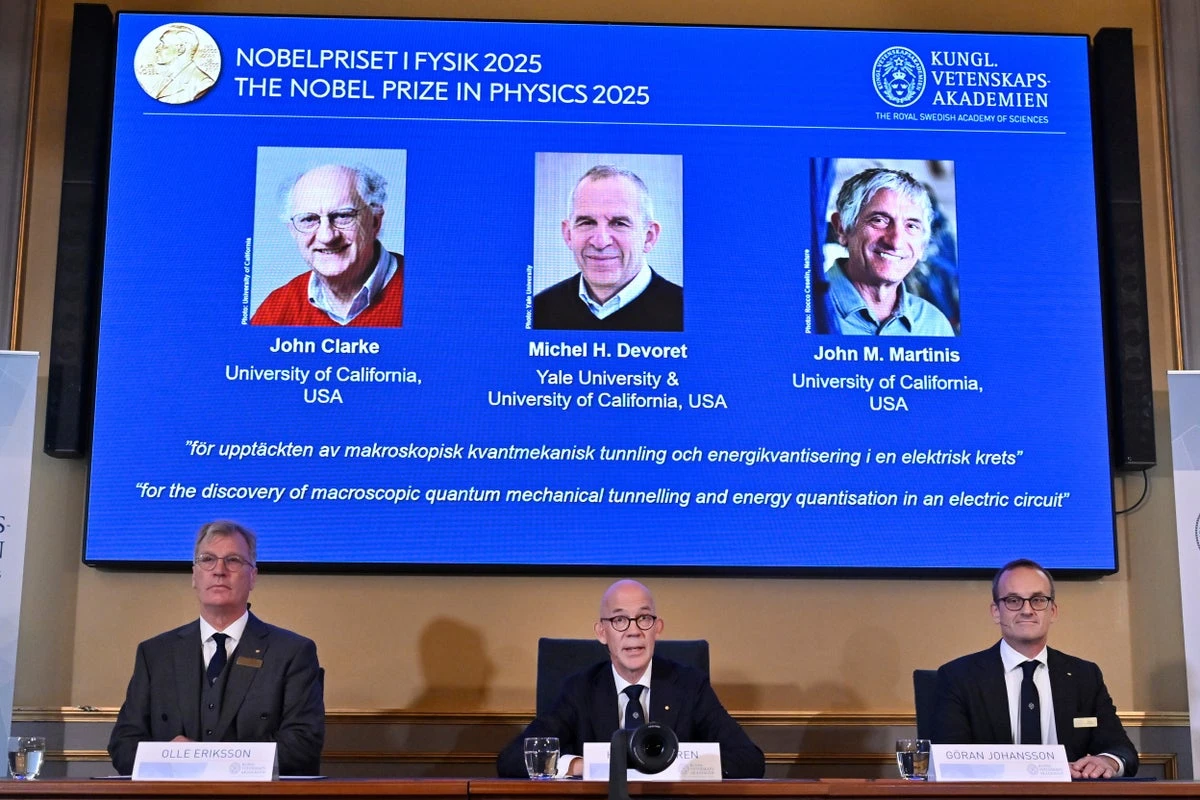 Scientists in US awarded the prestigious Nobel Prize in Physics