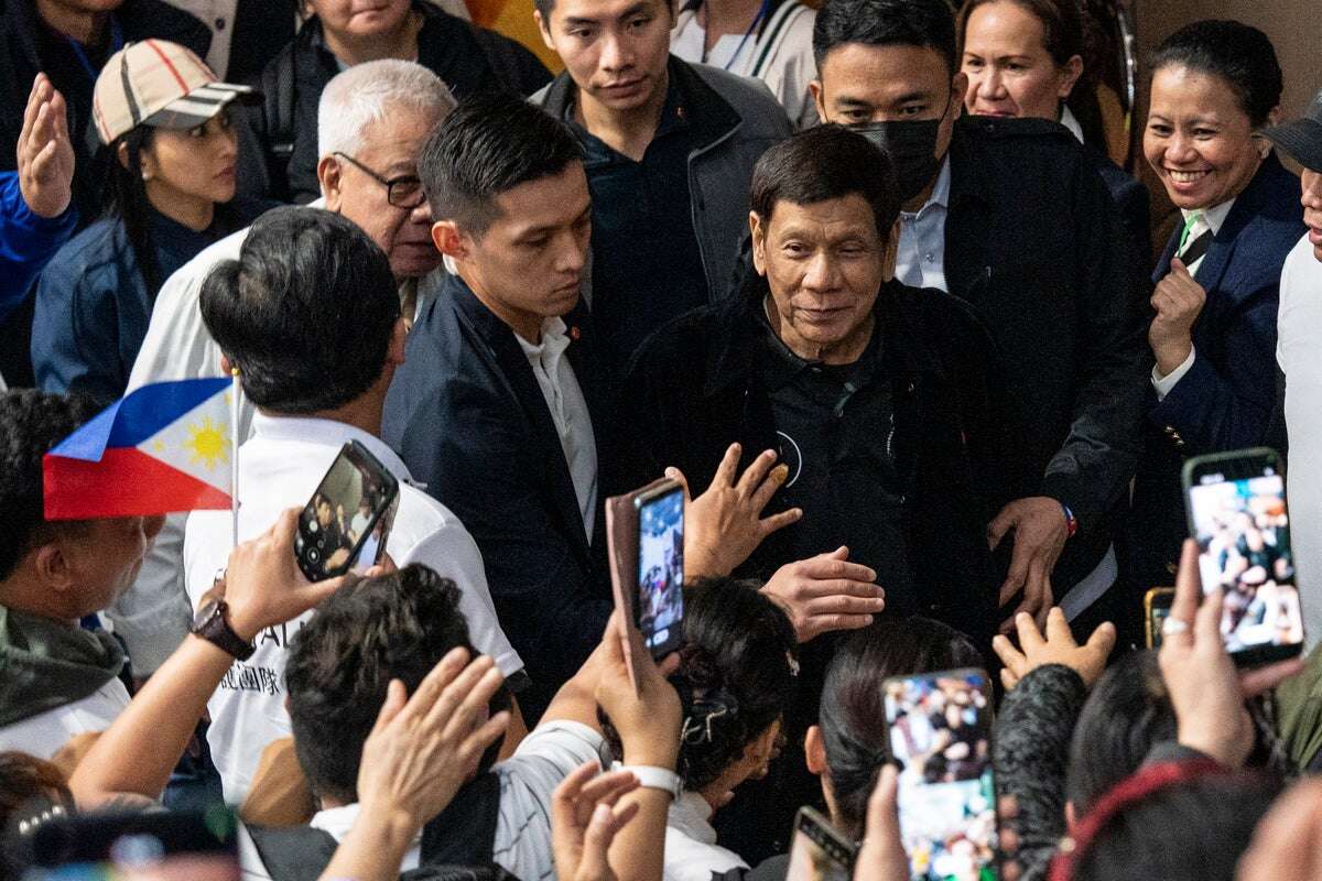 Rodrigo Duterte arrested in Philippines for ‘crimes against humanity’