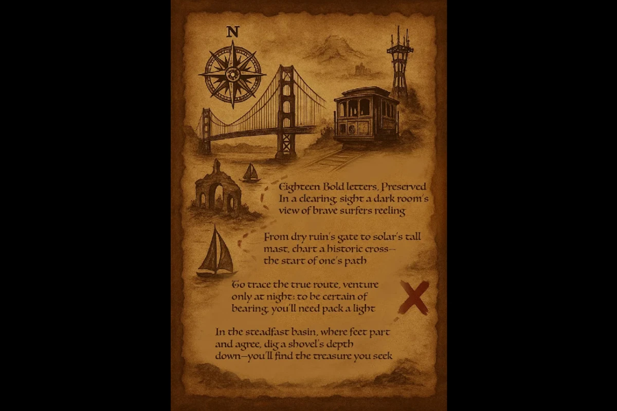 Map to $10K treasure in San Francisco sends city into a tizzy