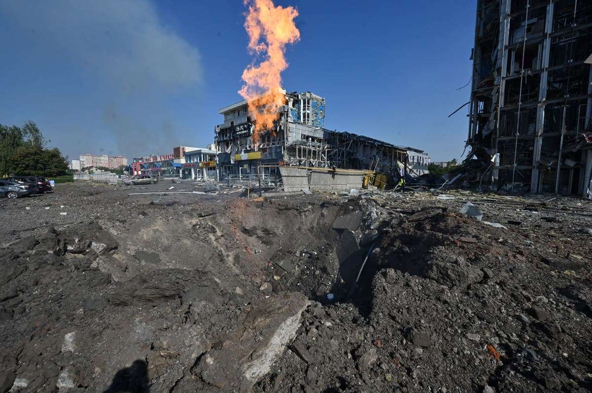 Putin slams Kyiv with missiles, damaging water plant and metro