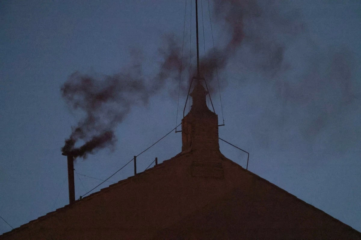 Black smoke seen over Sistine Chapel after first pope ballot undecided