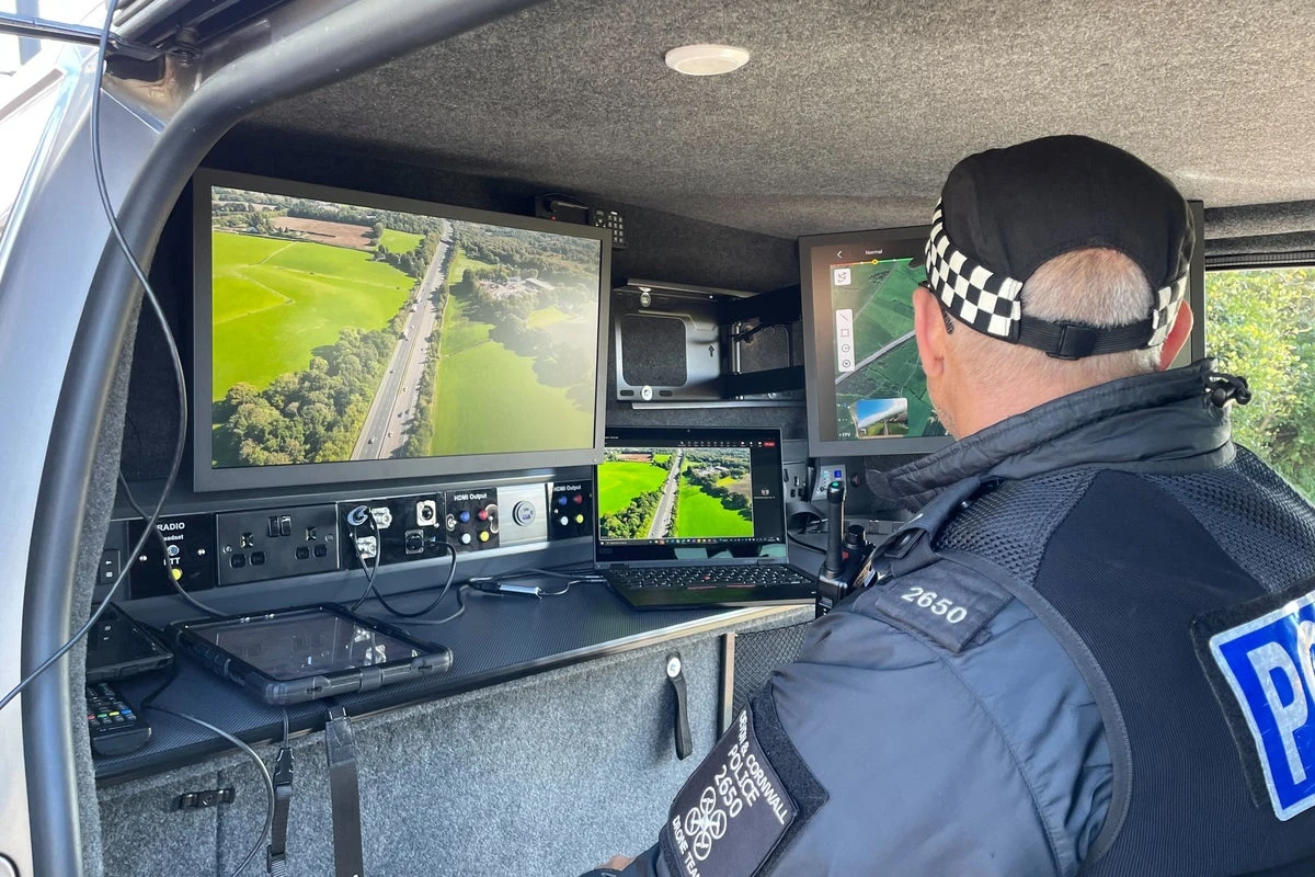 How hi-tech drones are helping rural police catch organised gangs