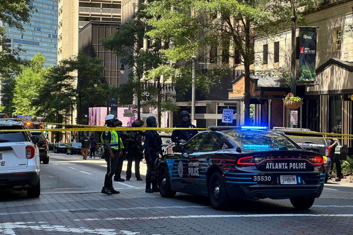 Atlanta shooting: Four people shot at downtown food court