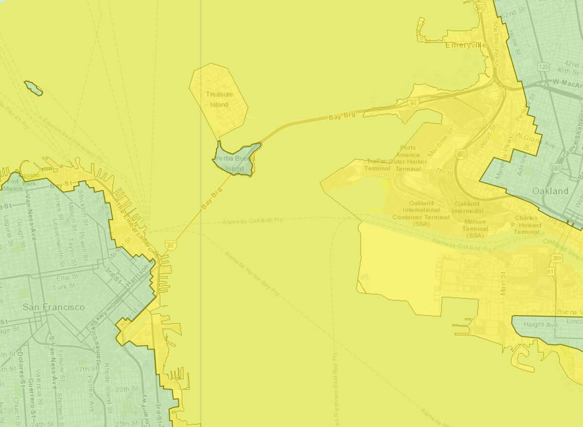 Tsunami map shows how San Francisco could be devastated