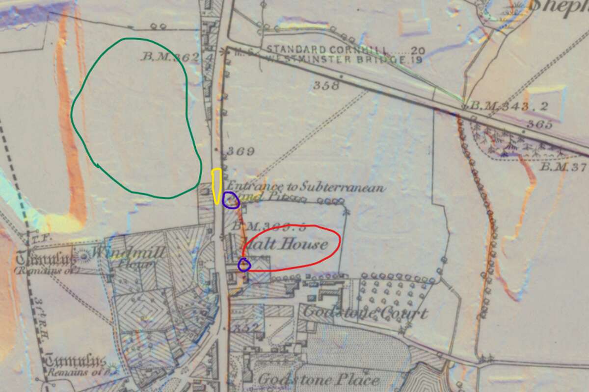 Could Victorian map hold the answers to the cause of Surrey sinkhole?