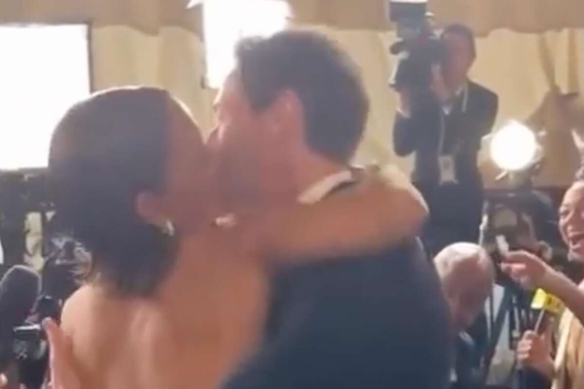 Adrien Brody’s partner gives thoughts on Oscars kiss with Halle Berry