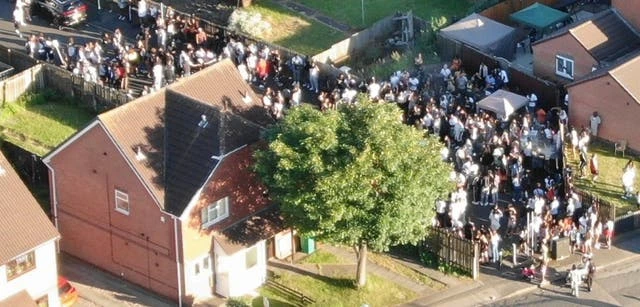 Attempted murder arrest after stabbing at illegal street party