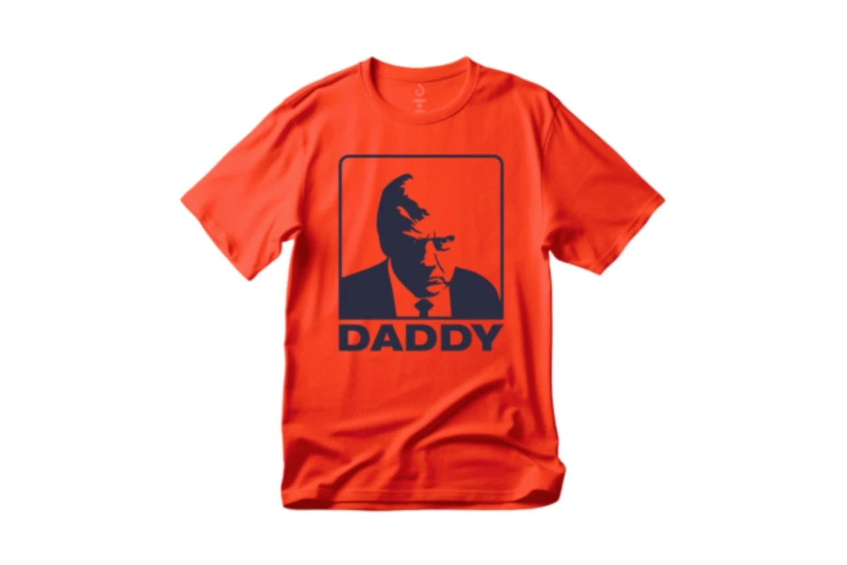 Team Trump hawks ‘DADDY’ T-shirts using mugshot photo