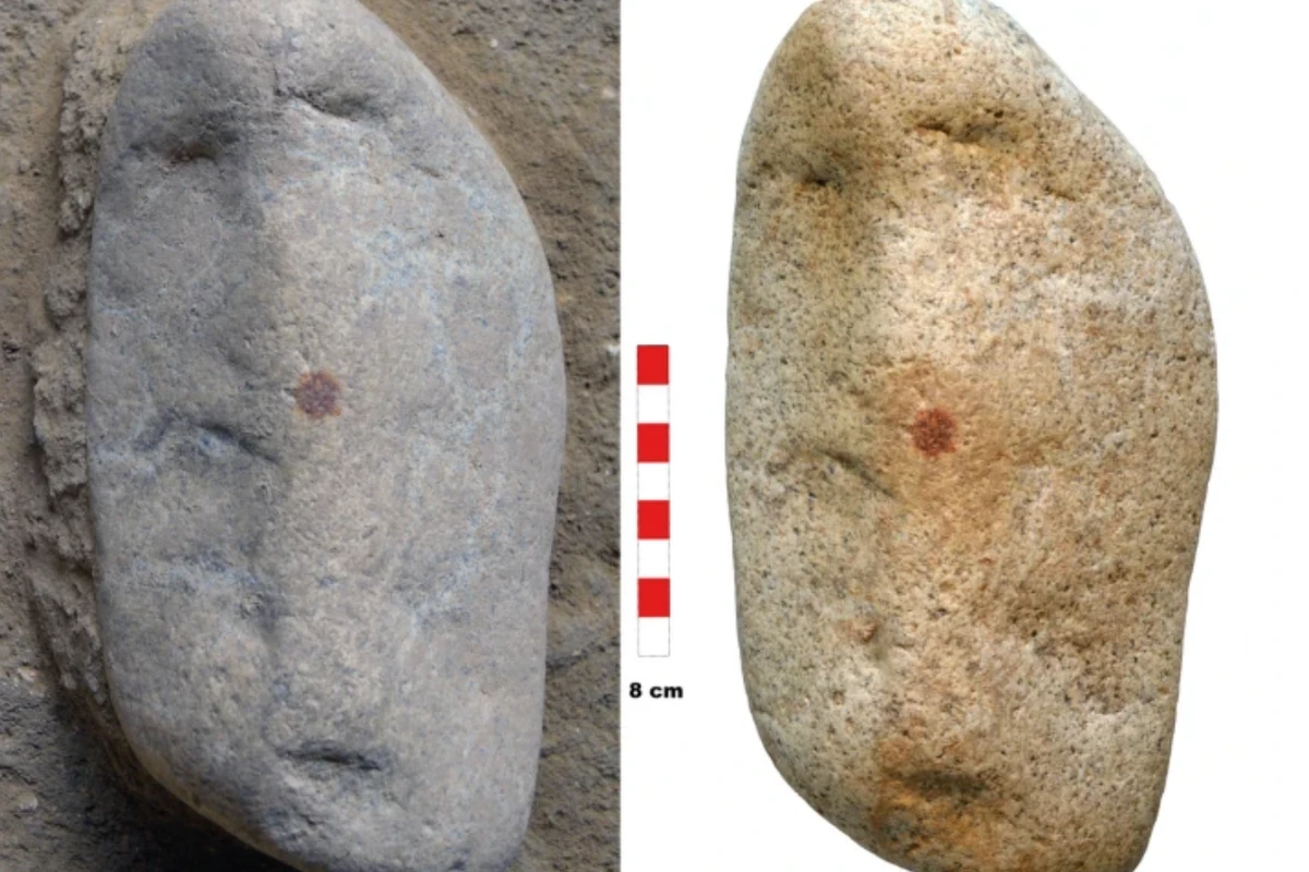 Dot marked on pebble by Neanderthal could be world’s oldest portrait