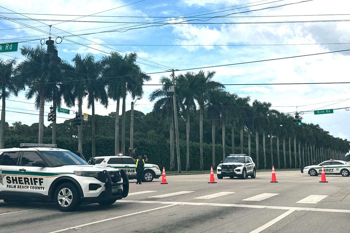 Trump safe after shots fired at his West Palm Beach golf club - live