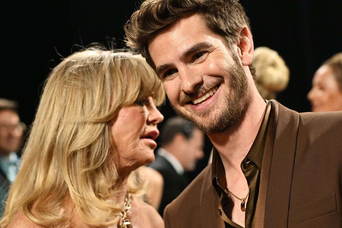 Goldie Hawn mocks son over Andrew Garfield chemistry ‘concern’