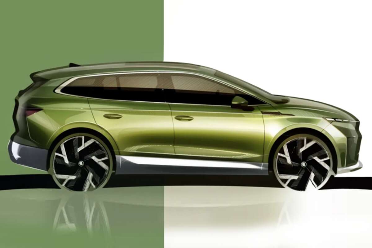 Skoda previews new look for popular Enyaq electric SUVs in 2025