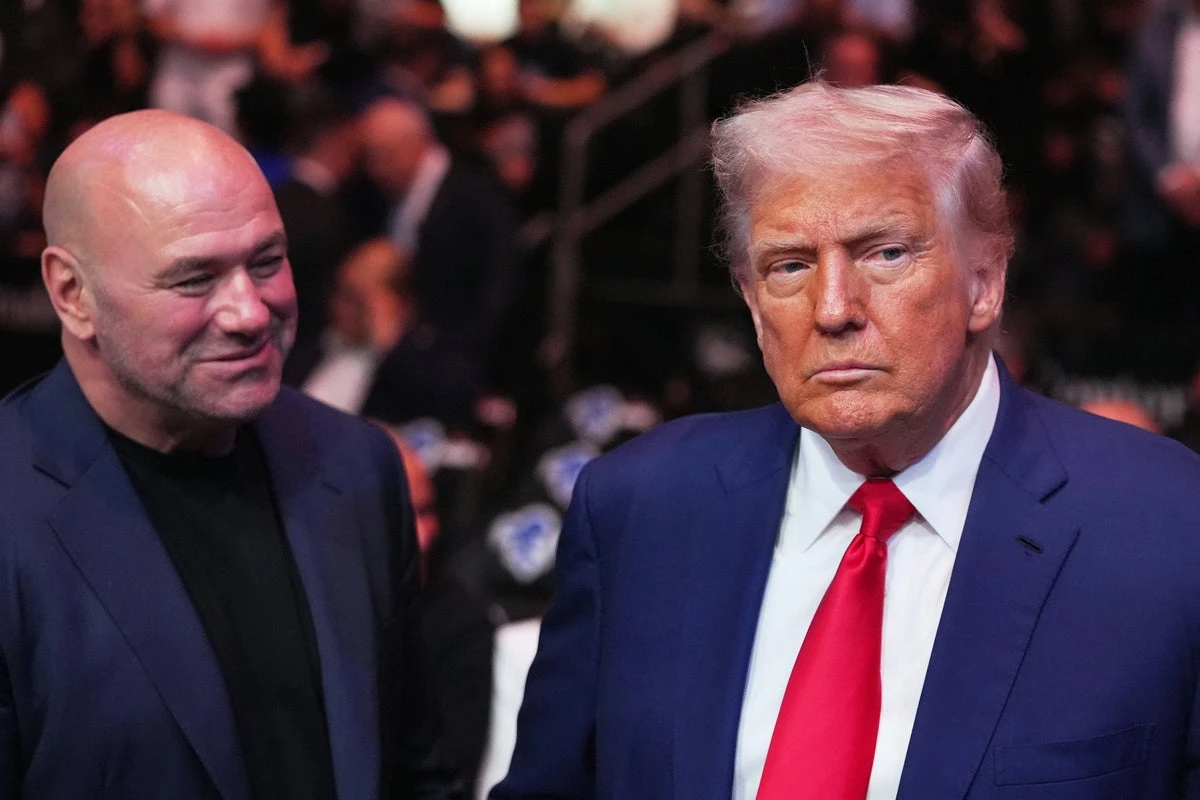 Dana White says Trump isn’t racist as he was pals with Michael Jackson