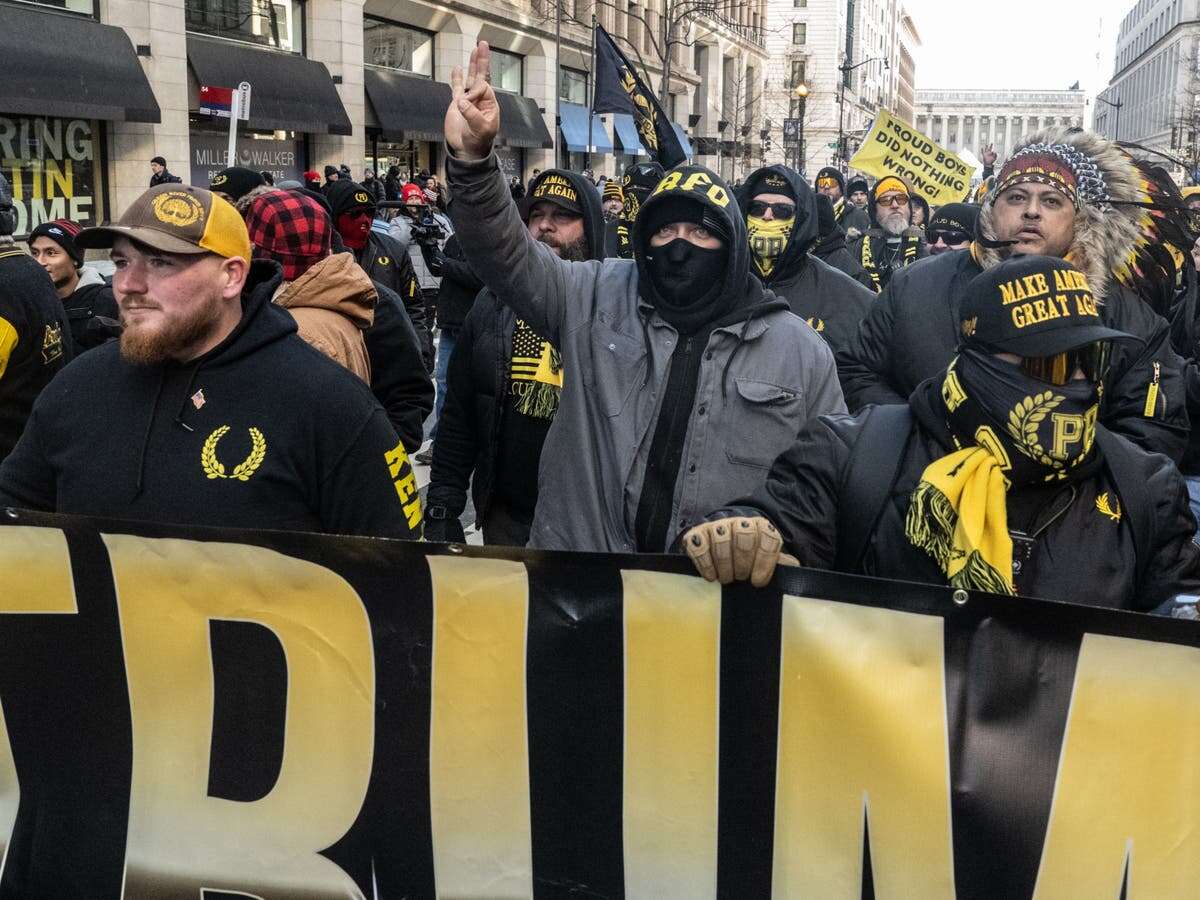 The Proud Boys and Jan 6 rioters return to D.C. to celebrate Trump