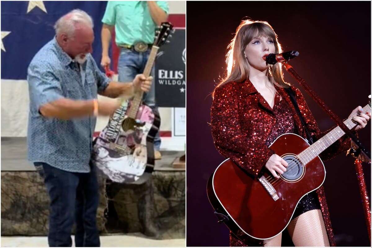 Texas man who smashed ‘Taylor Swift guitar’ with hammer speaks out