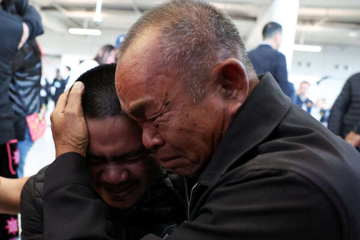 Five Thai nationals held hostage in Gaza arrive in Bangkok