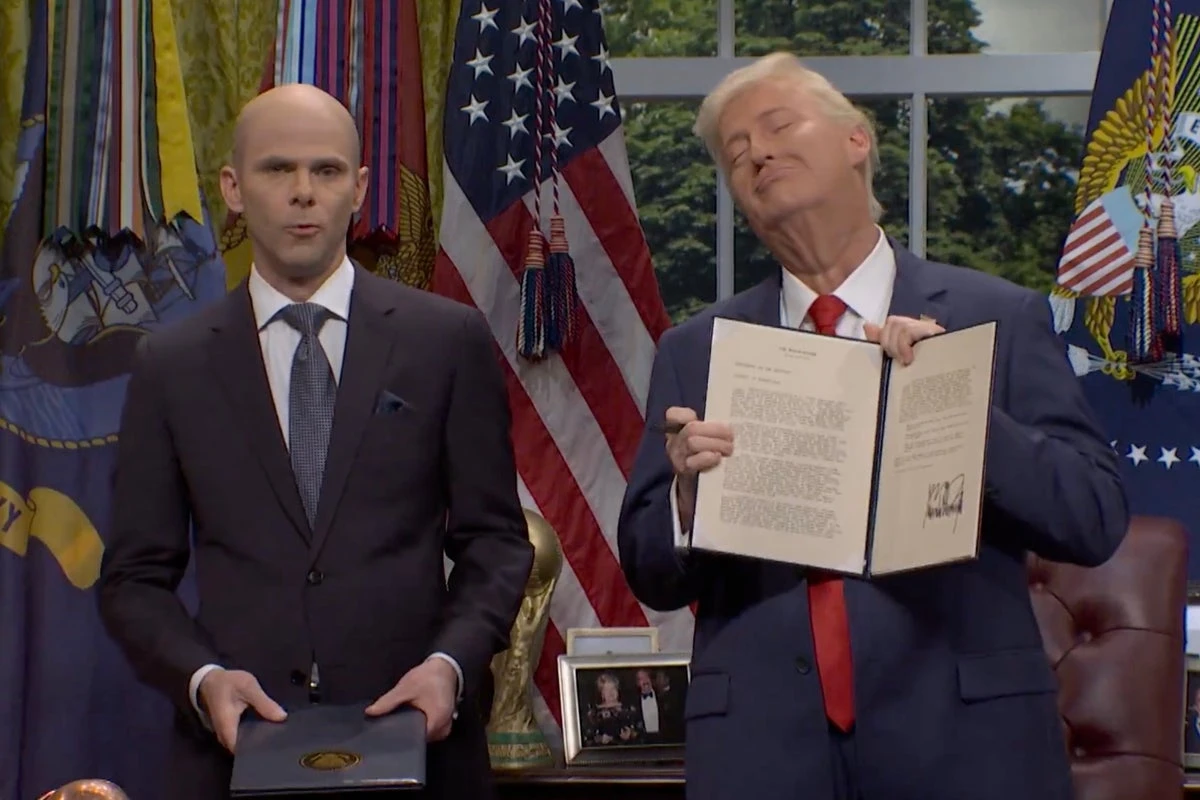 ‘SNL’ cold open mocks Trump’s use of executive orders