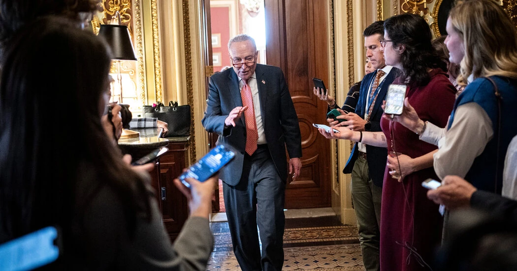 ‘Absolutely Ridiculous’: Democrats Seethe at Schumer for Backing G.O.P. Spending Bill